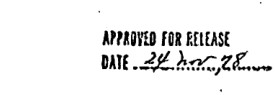 Declassification release approval stamp