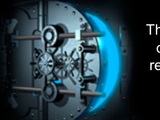 The Black Vault logo